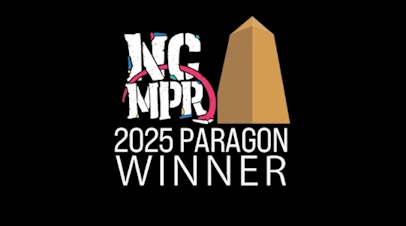 NCMPR 2025 Paragon Winner logo with text